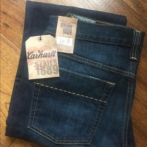 NWT Carhartt Relaxed fit Boot Cut Jeans 32x34